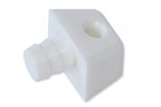 Upevňovací element trapézový bílý 8mm