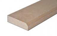 práh dveřní buk surový 60/8cm (různé rozměry)